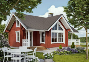 Лучшим вариантом для загородного строительства является финский дом