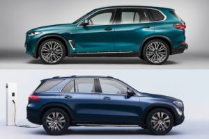 Read more about the article Сравнение шикарных среднеразмерных внедорожников: BMW X5 2024 года и Mercedes-Benz GLE-Класс