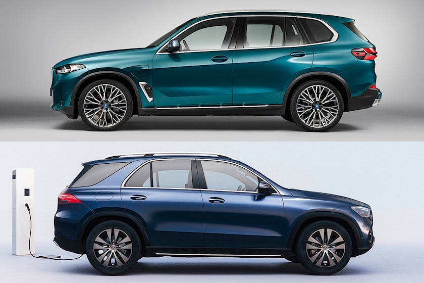 You are currently viewing Сравнение шикарных среднеразмерных внедорожников: BMW X5 2024 года и Mercedes-Benz GLE-Класс